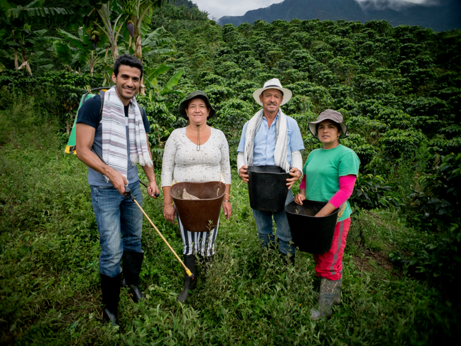 Mexican family of farmers
